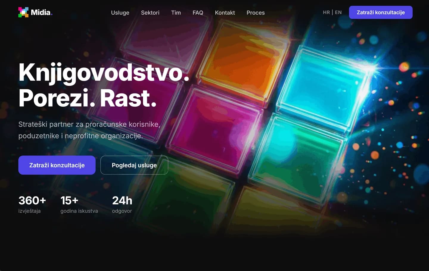 Midia accounting and bookkeeping